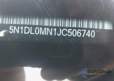 2018 Infiniti Qx60 z USA, uszkodzony, nr VIN 5N1DL0MN1JC506740